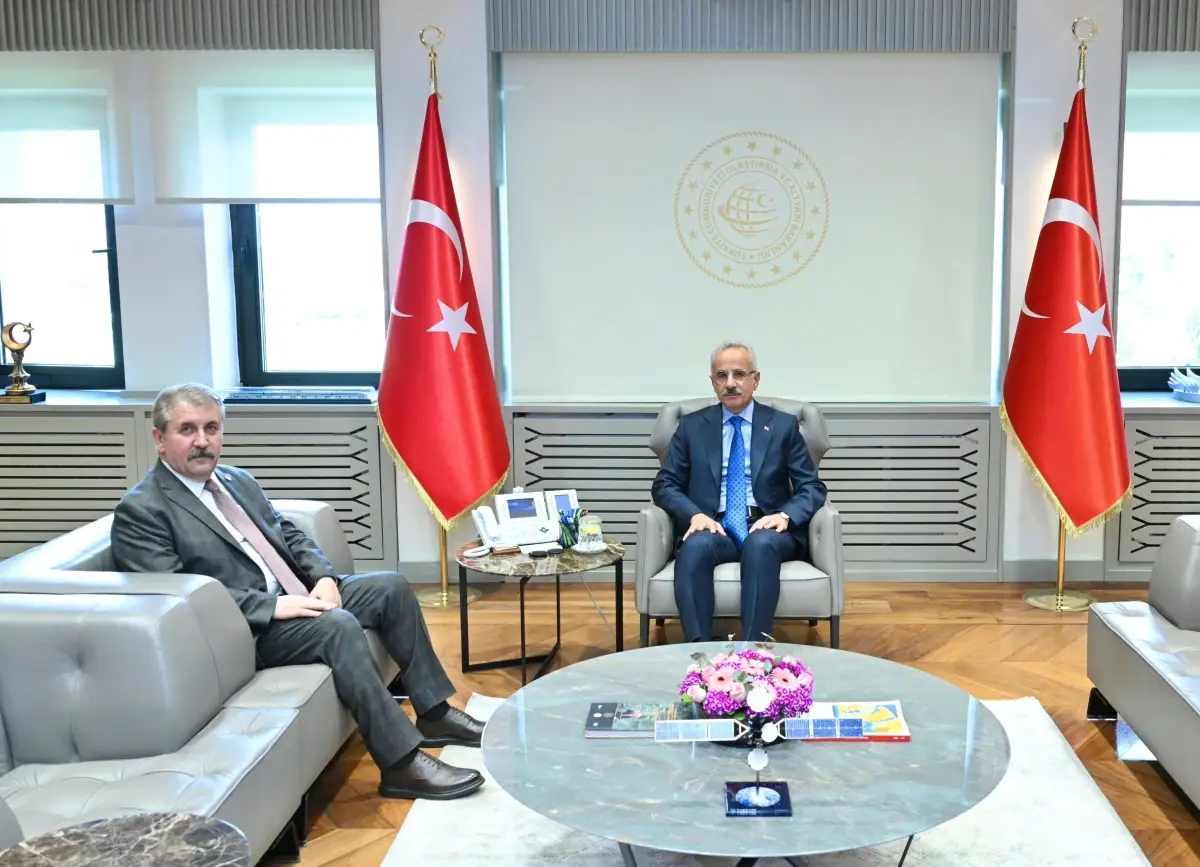 Mustafa Destici, Ulaştırma Bakanı Uraloğlu'nu Ziyaret Etti