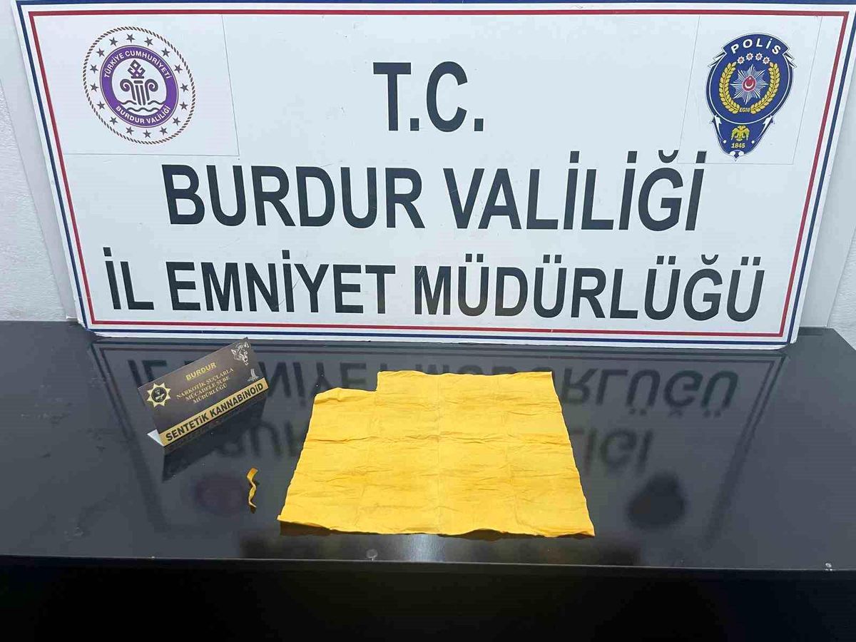 Burdur'da Uyuşturucu Operasyonu: 1 Tutuklama