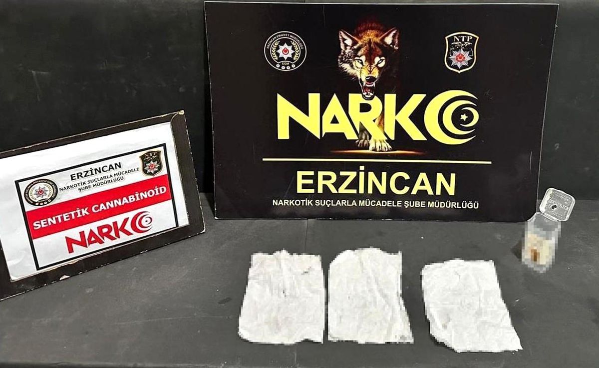 Erzincan'da Uyuşturucu Ticareti Operasyonu: İki Gözaltı