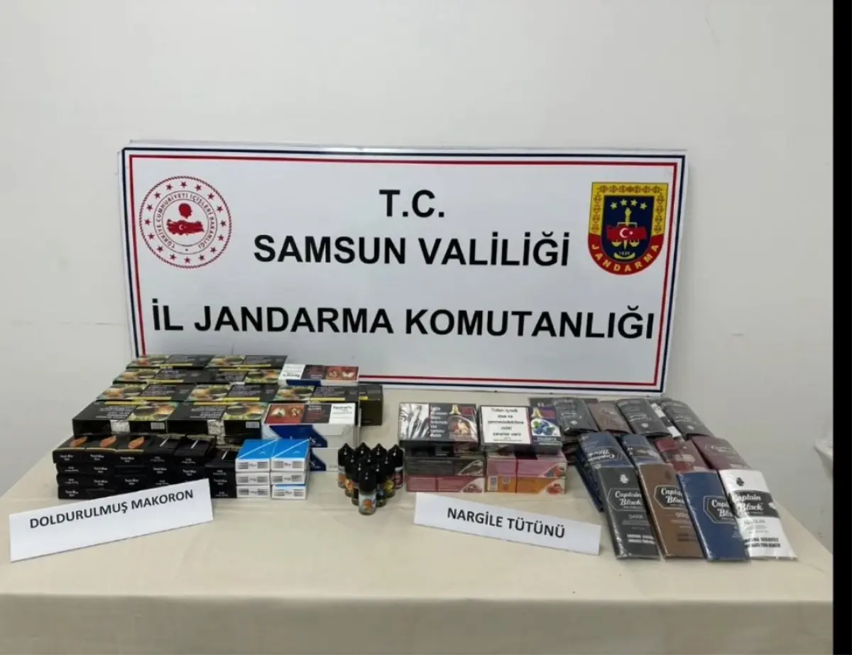 Samsun'da Kaçak Tütün Operasyonu: Bir Gözaltı