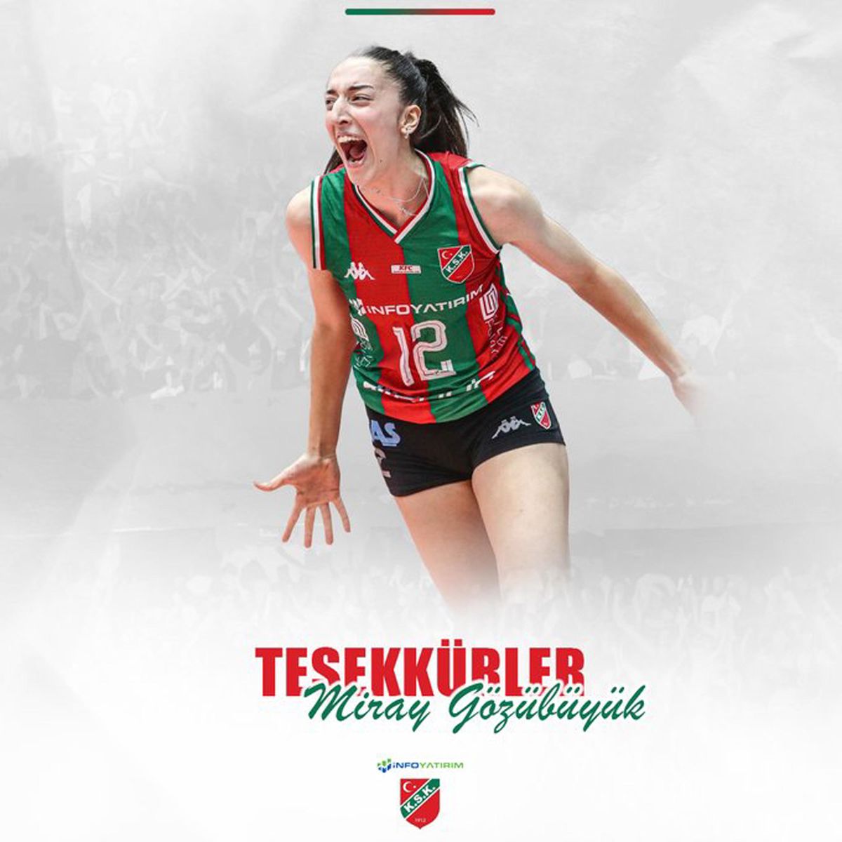 Karşıyaka'da 6. Voleybolcu Miray Gözübüyük ile Yollar Ayrıldı