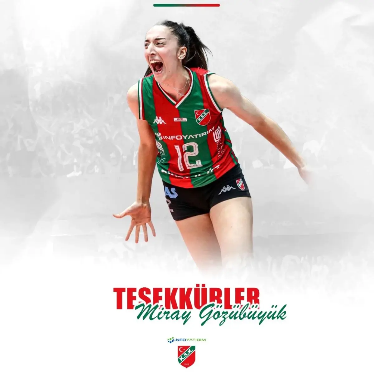 Karşıyaka Voleybol, Miray Gözübüyük ile Yollarını Ayırdı