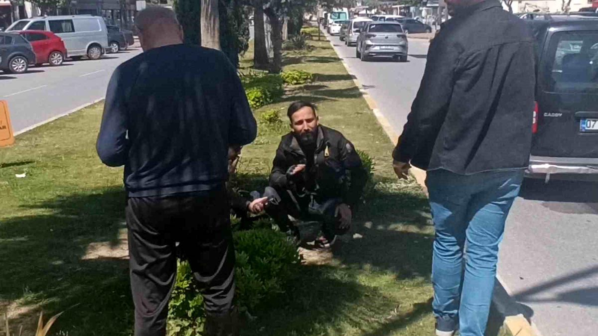 Manavgat'ta Motosiklet Kazası: Sürücü Yaralandı