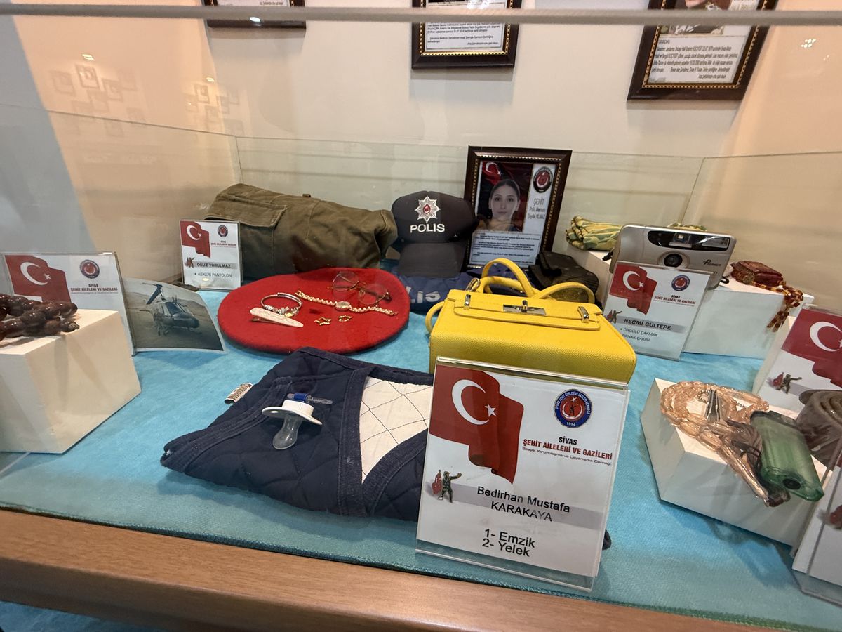 Şehit Polis Memuru Şeyda Yılmaz'ın Eşyaları Müzeye Bağışlandı