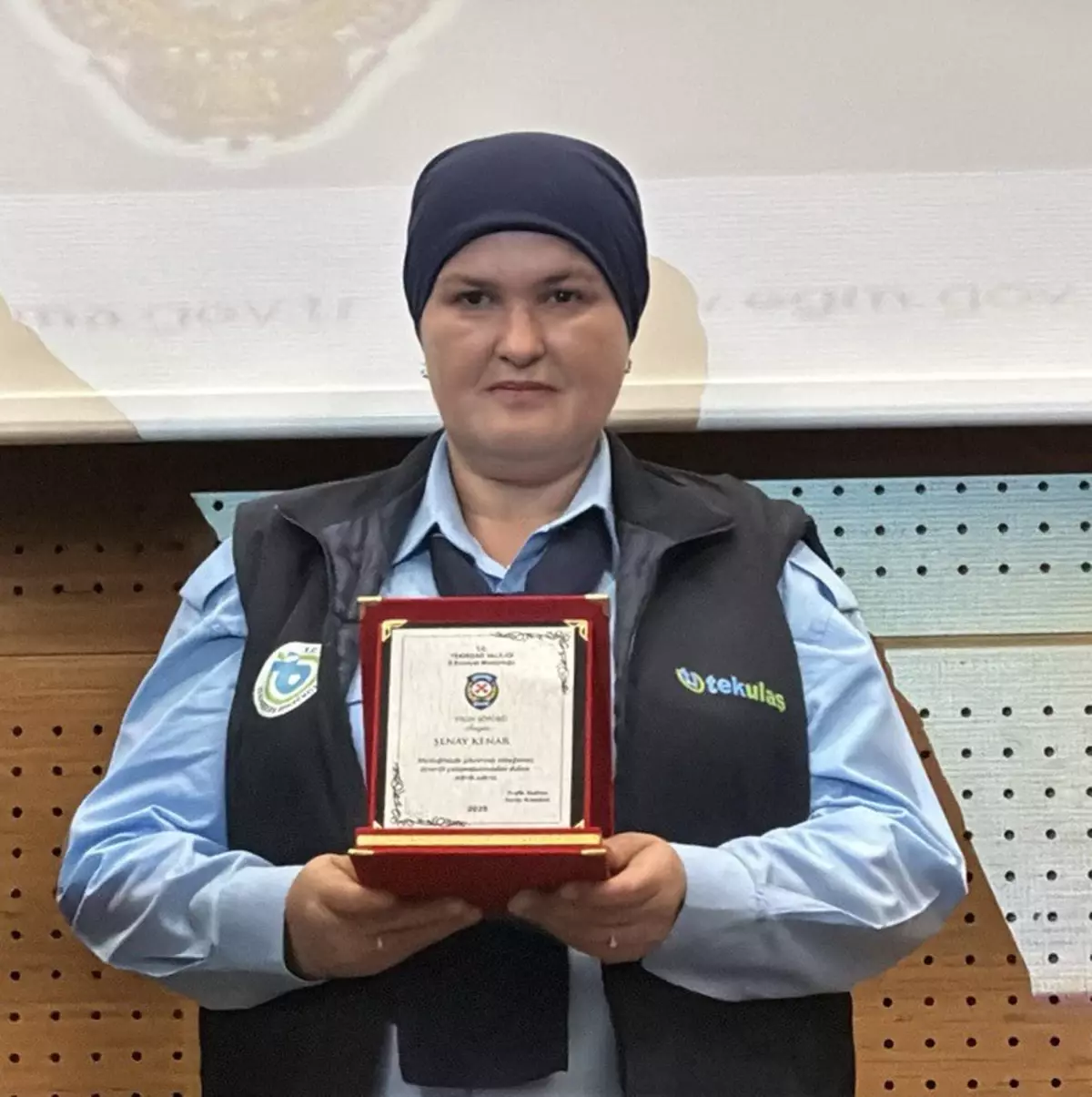 Tekirdağ'da Yılın Şoförü Şenay Kenar Seçildi