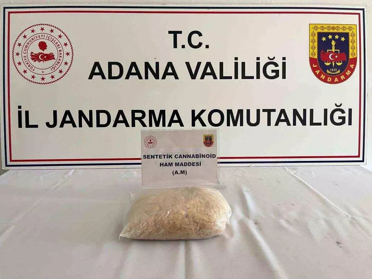 Adana Ceyhan'da 1.500 Kilogram Bonzai Ham Maddesi Ele Geçirildi