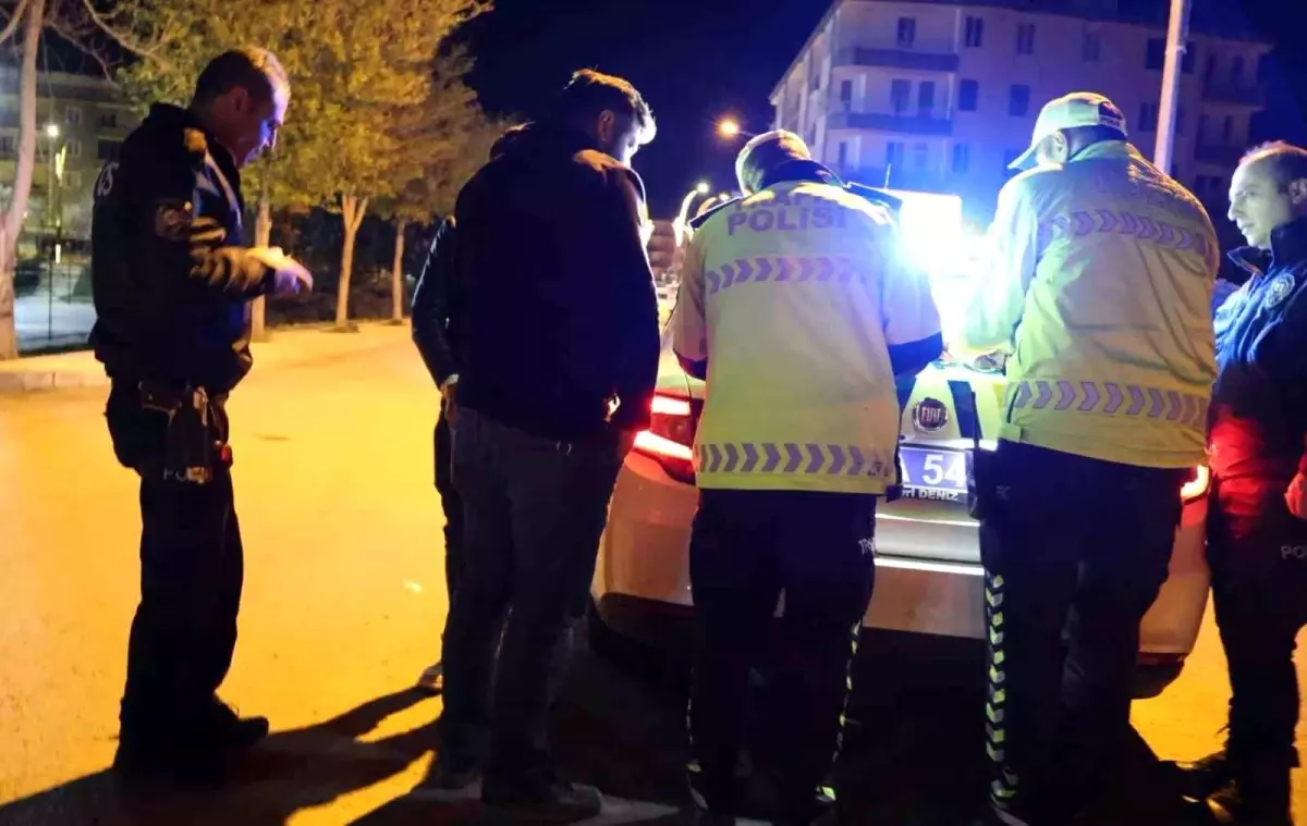 Alkollü Motosiklet Sürücüsü Kovalamaca Sonrası Polise Dert Yandı