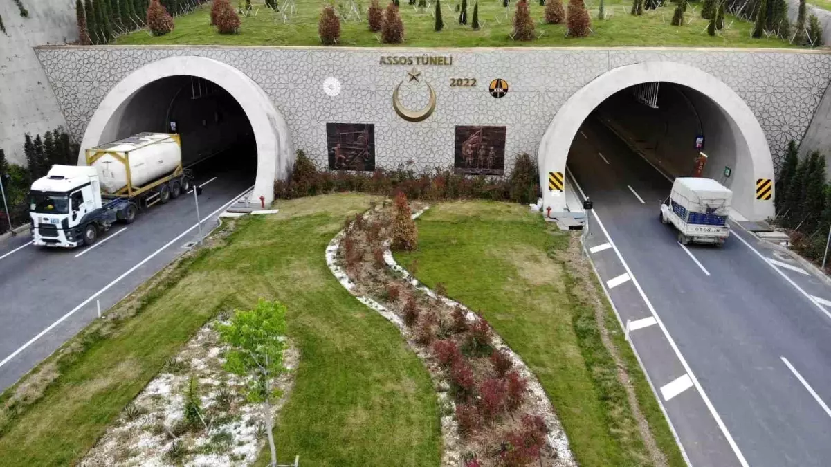 Çanakkale'deki Asos ve Troya Tünelleri Bakım Nedeniyle Trafiğe Kapanıyor