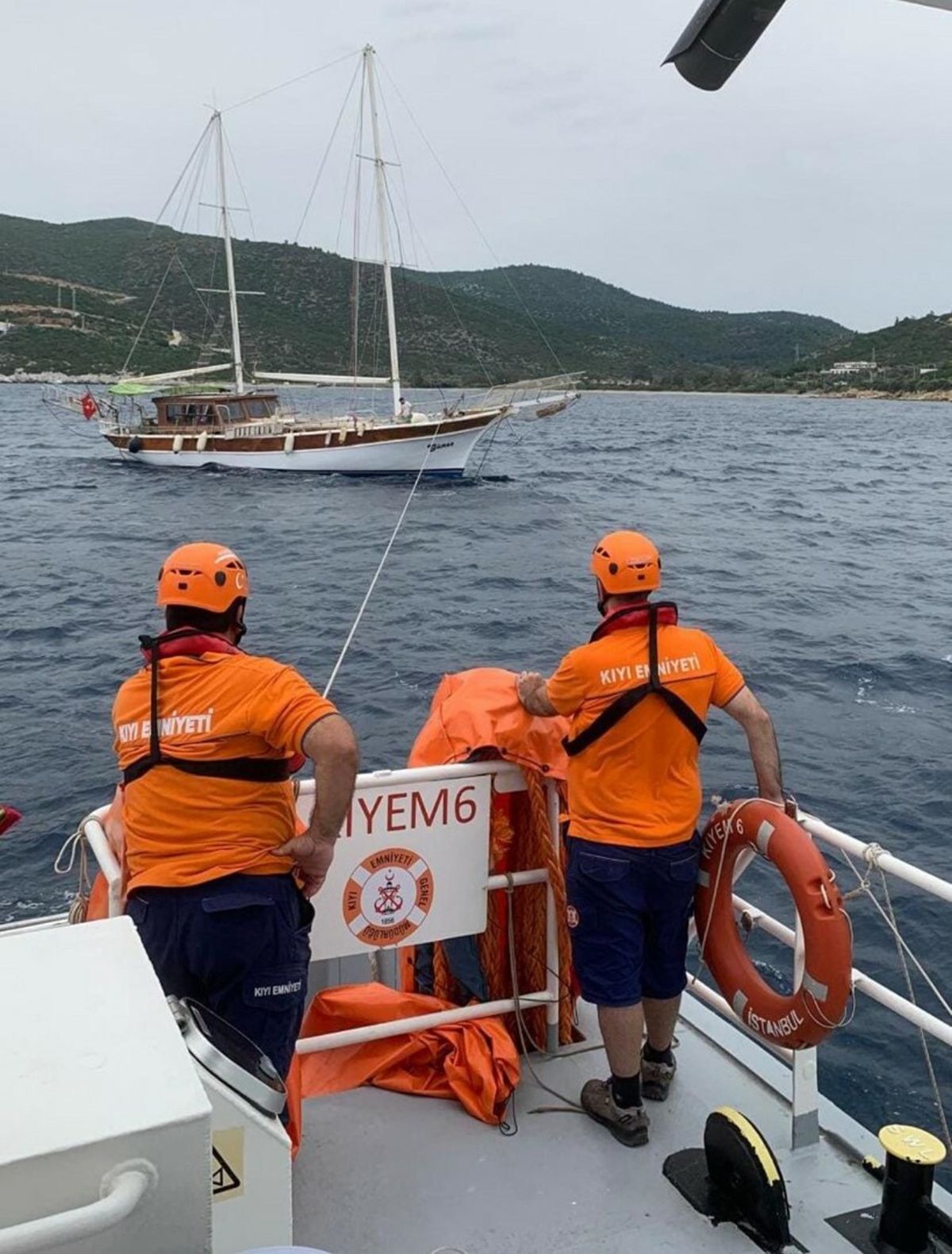 Bodrum'da Su Alan Tekne Kurtarıldı