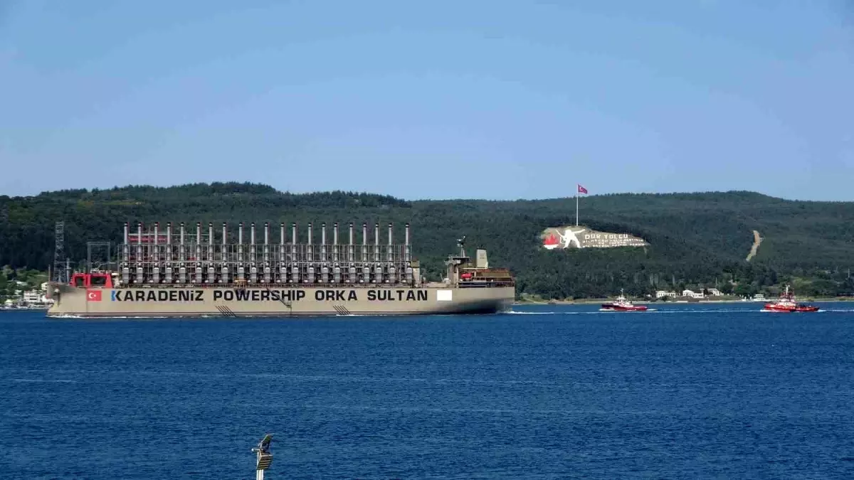 Çanakkale Boğazı'ndan Enerji Gemisi Geçiş Yaptı