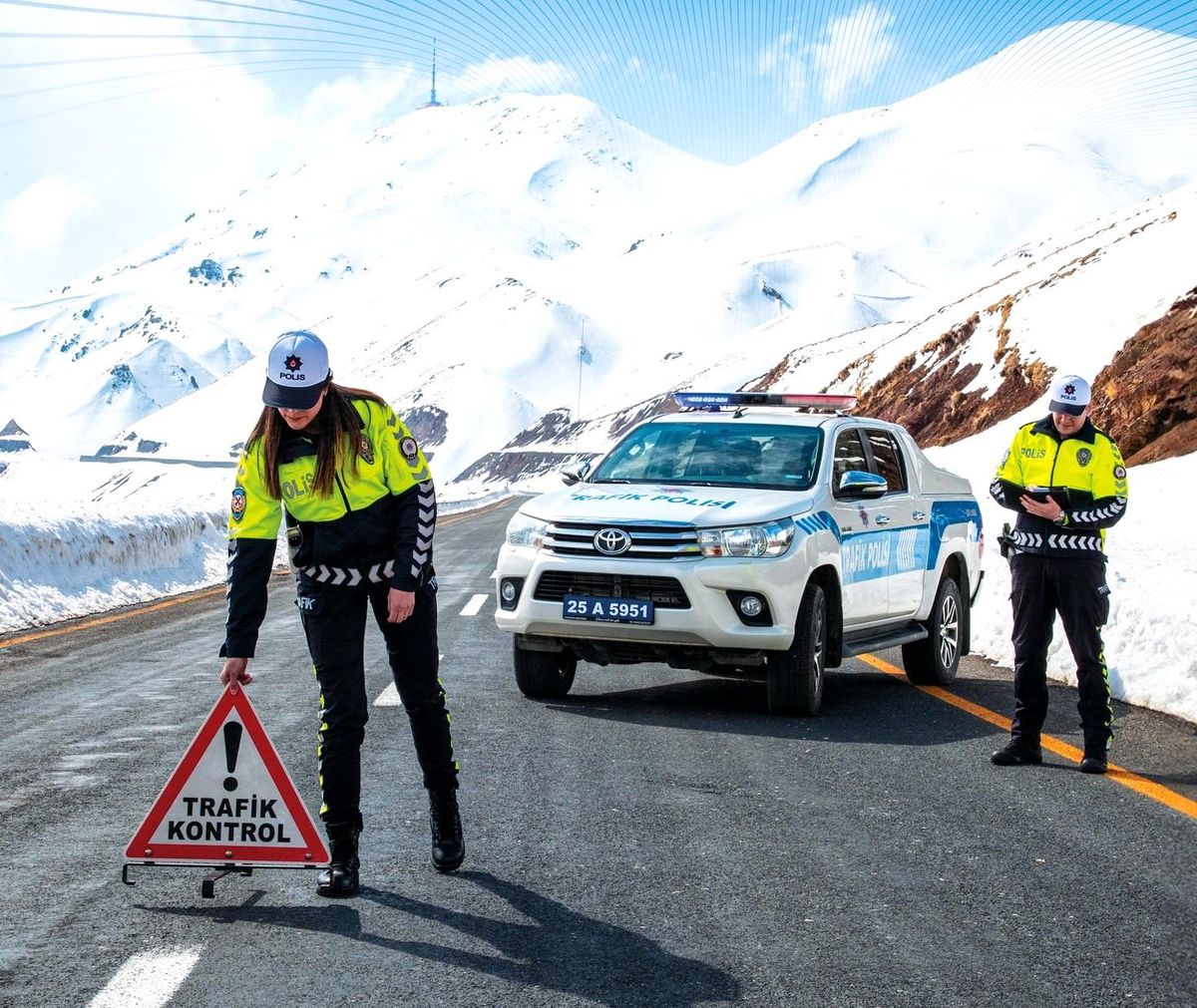 Erzurum'da Nisan Ayında 109 Trafik Kazası: 1 Ölüm ve 202 Yaralı