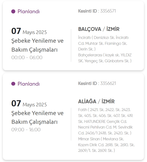 İzmir GEDİZ elektrik kesintisi! 7 Mayıs İzmir'de elektrik kesintisi ne zaman bitecek, elektrikler ne zaman gelecek?