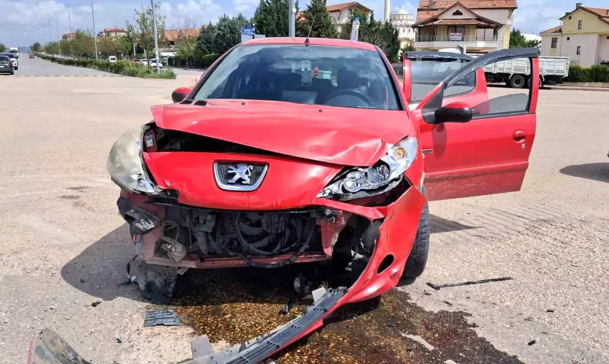 Kırıkkale'de Trafik Kazası: 1 Yaralı