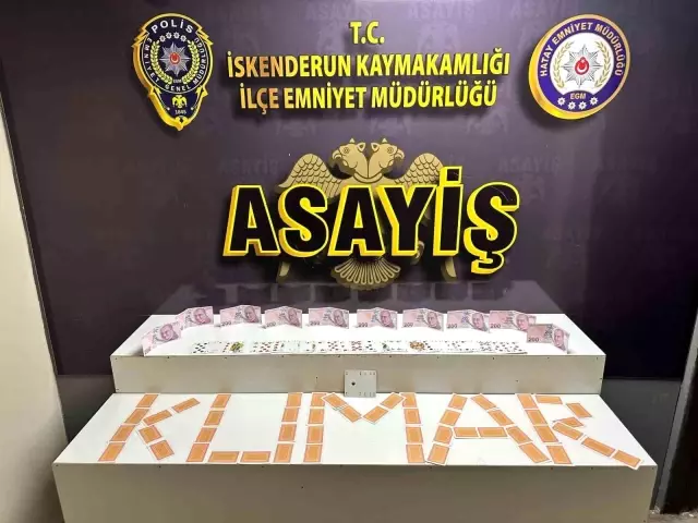 Three People Playing Gambling in Hatay Fined 27 Thousand TL