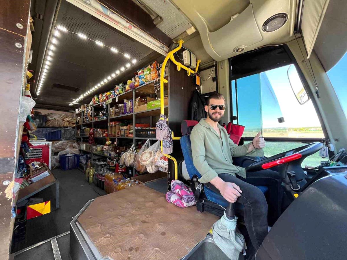 Eskişehir'deki Seyyar Market, Kırsaldaki 40 Köye Hizmet veriyor