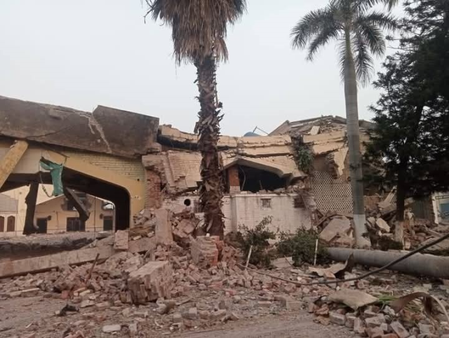 First images from the areas hit in the Pakistan-India tension