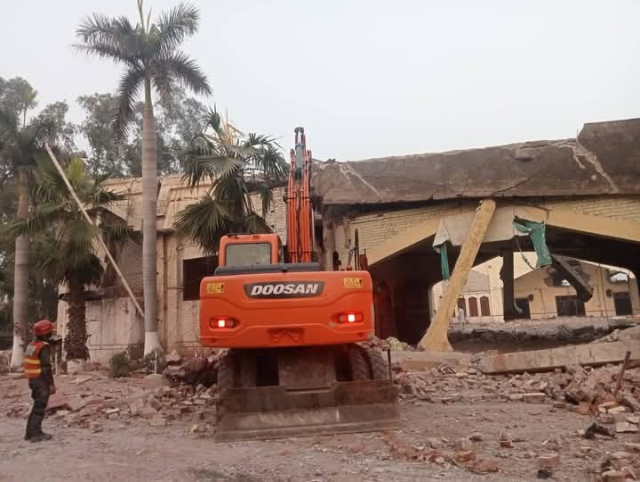 First images from the areas hit in the Pakistan-India tension