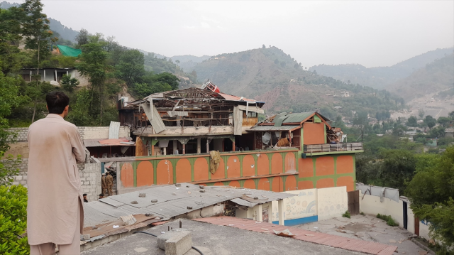 First images from the areas hit in the Pakistan-India tension