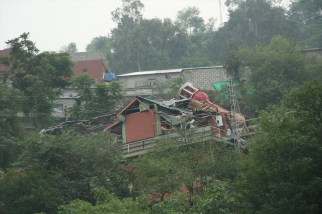First images from the areas hit in the Pakistan-India tension