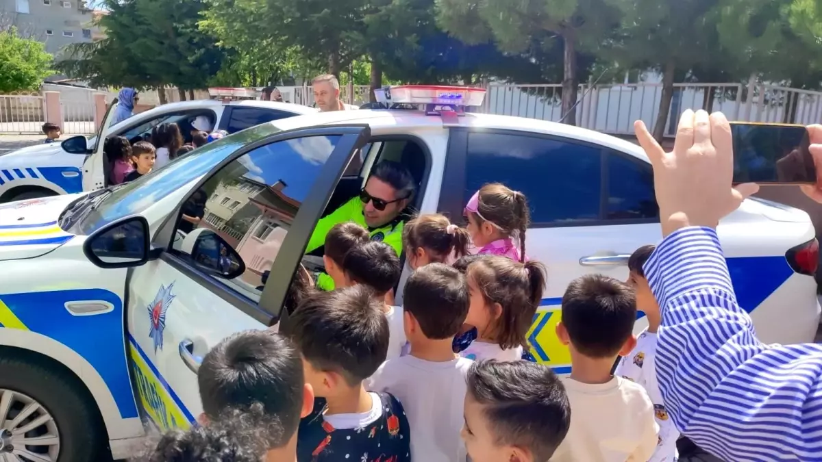 Çorum'da Trafik Haftası'nda Anaokulu Öğrencileriyle Eğlenceli Buluşma