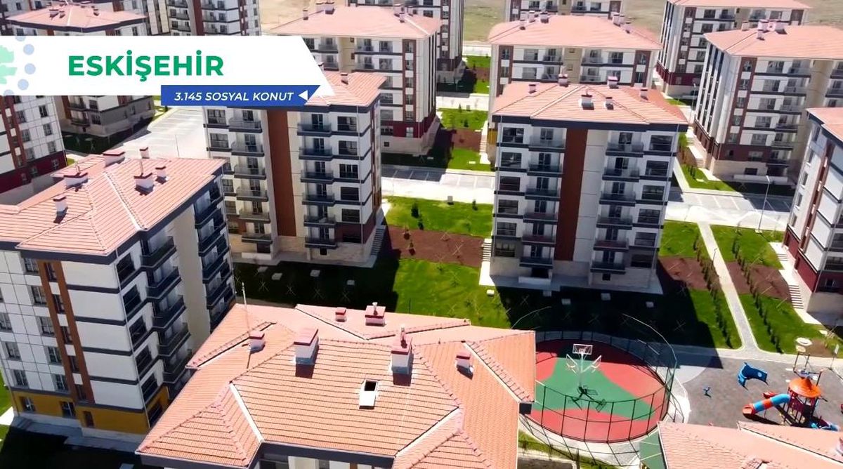 TOKİ'den Eskişehir'de 3.145 Konut Anahtar Teslimi
