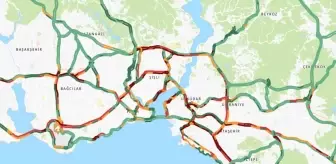 Trafik durumu haritası (CANLI) 7 Mayıs İstanbul'da trafik yoğunluğu yüzde kaç?