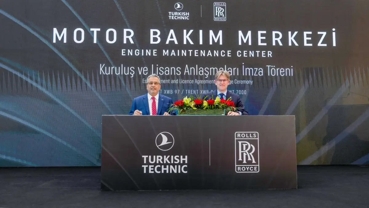 Türk Hava Yolları ve Rolls-Royce İş Birliği: Yeni Motor Bakım Tesisi Kuruluyor