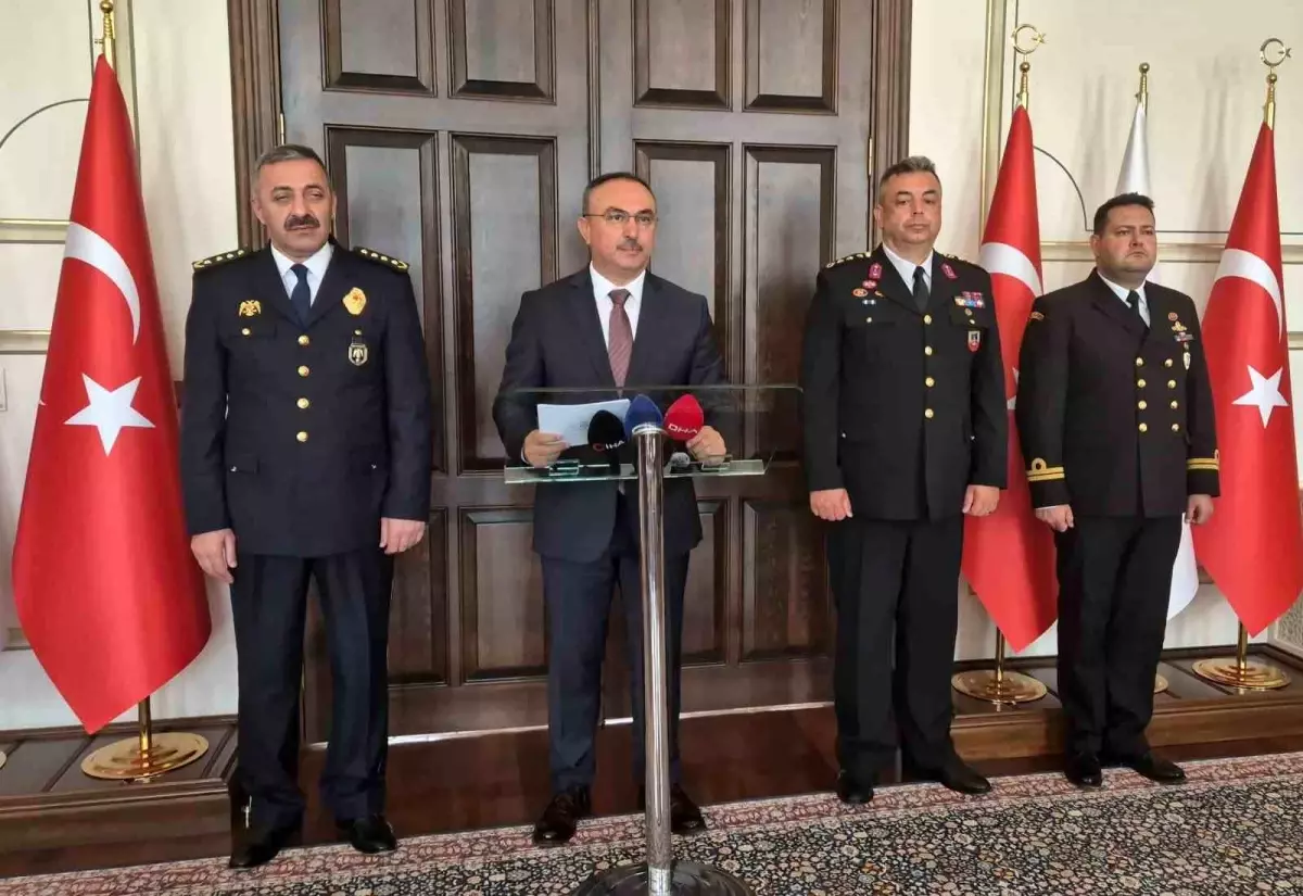 Tekirdağ Valisi Soytürk Nisan Ayı Asayiş İstatistiklerini Açıkladı