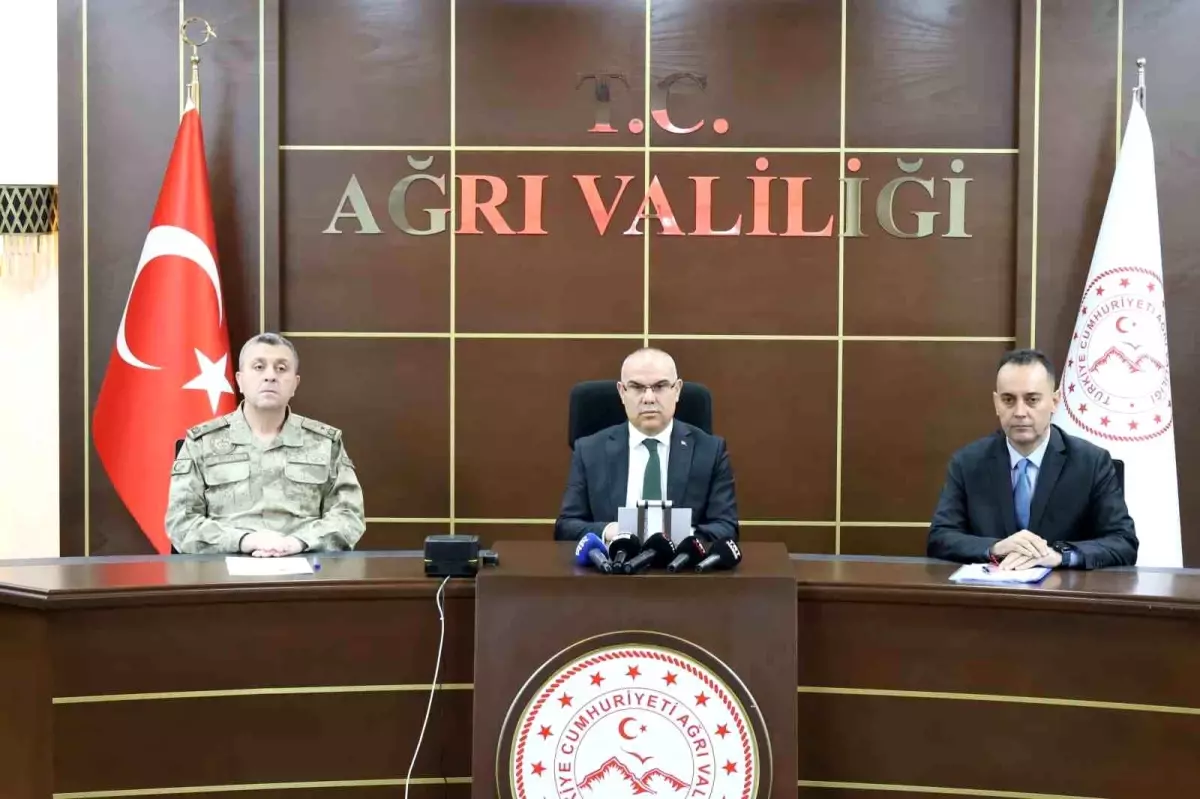Ağrı'da Güvenlik Toplantısı: 2025 Verileri Paylaşıldı