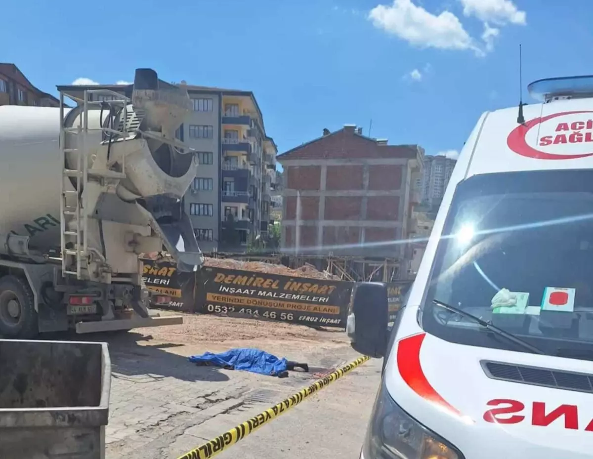 Malatya'da Beton Mikserinin Çarptığı Yaşlı Adam Hayatını Kaybetti