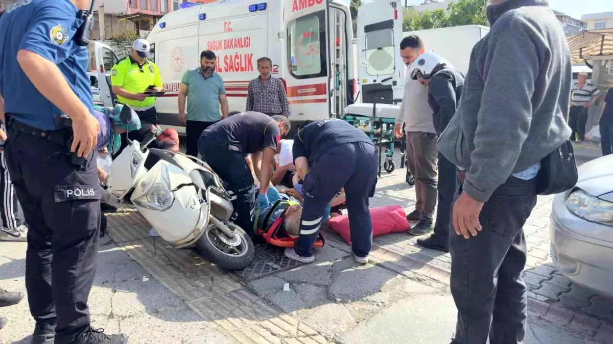 Gazipaşa'da Otomobil ile Motosiklet Çarpıştı: 1 Yaralı