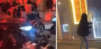Şampiyonlar Ligi'ne gölge düşüren anlar! Arabaları yaktılar, sokakları yıktılar