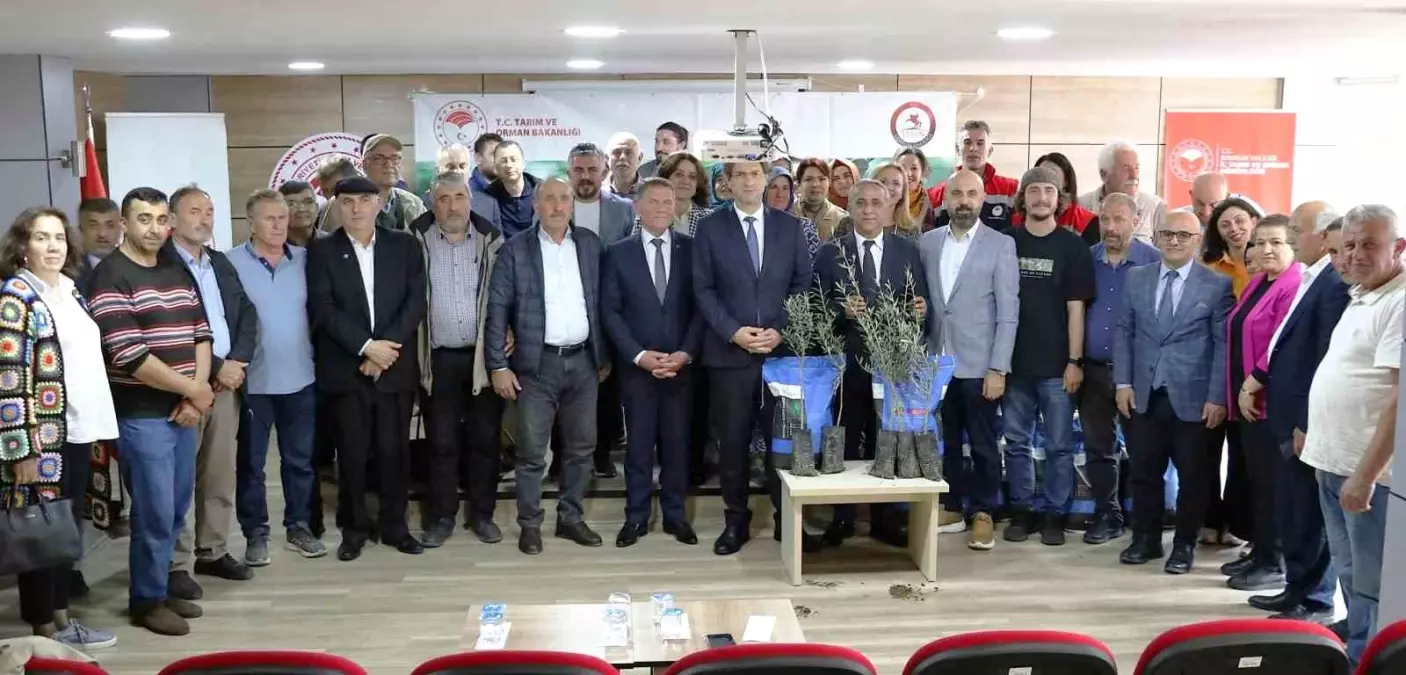 Samsun'da Sorgum Sudan Otu Melezi Projesi İçin Tohum Teslim Töreni Düzenlendi