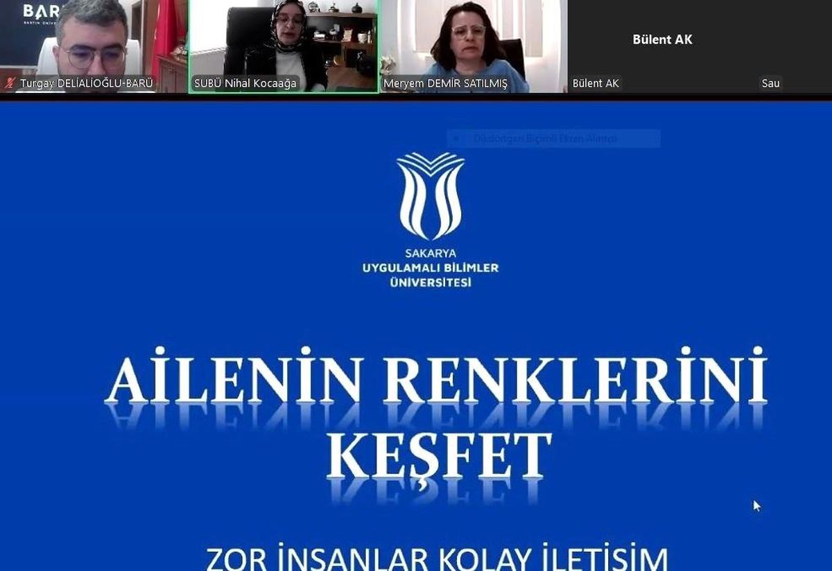 SUBÜ'den 'Ailenin Renklerini Keşfet' Eğitimi