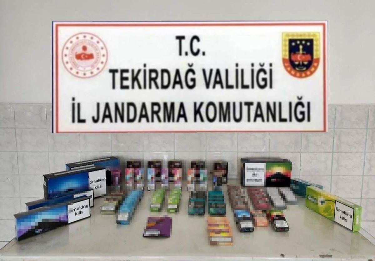 Çorlu'da Kaçak Sigara Operasyonu: 1 Gözaltı