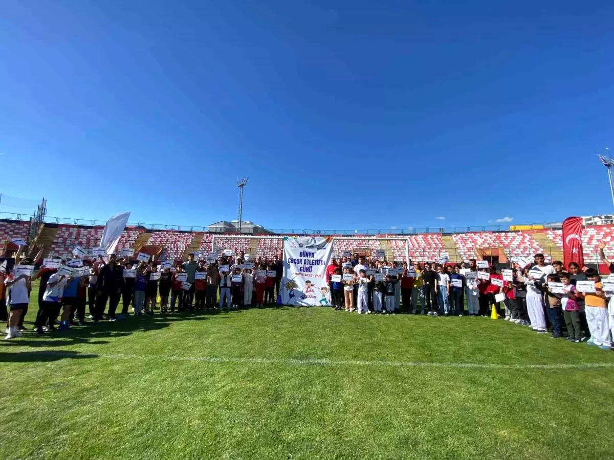 Dünya Çocuk Atletizm Günü Van'da Coşkuyla Kutlandı