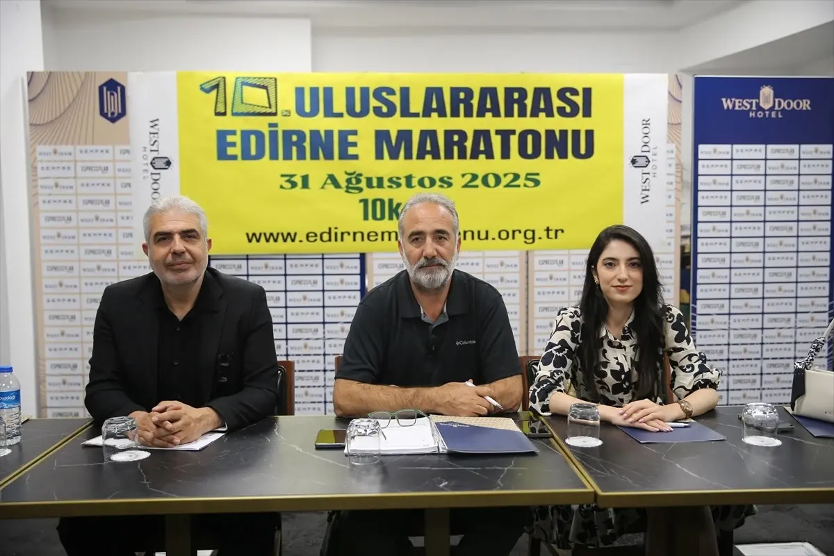 10. Uluslararası Edirne Maratonu'na 1000 Atlet Katılacak
