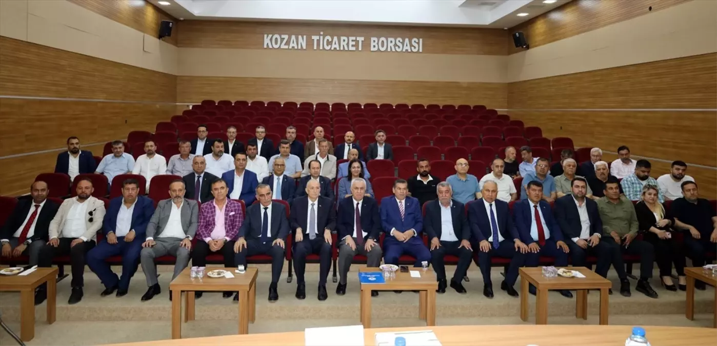 Adana'da Sanayi ve Tarım Sektörleri İçin İstişare Toplantısı Yapıldı