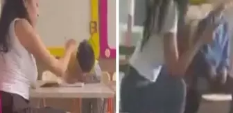 Otizmli öğrencileri dövdü! Öğretmen şiddeti kamerada