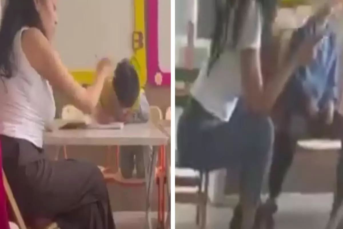 Otizmli öğrencileri dövdü! Öğretmen şiddeti kamerada