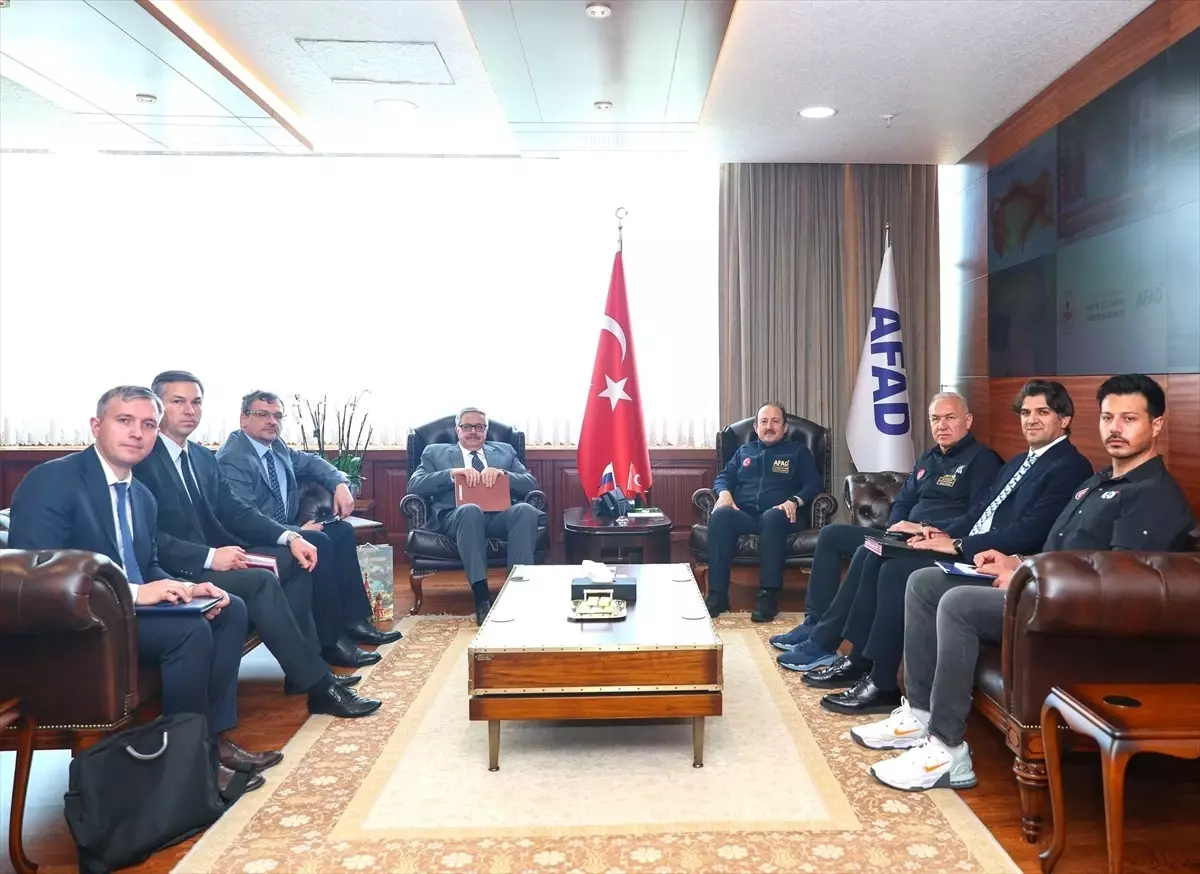 AFAD ve Rusya Büyükelçisi Afet Yönetimi Üzerine Görüşme Gerçekleştirdi