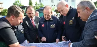 AFAD Başkanı Pehlivan, sağanaktan etkilenen Osmaniye'de incelemede bulundu Açıklaması