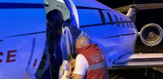 Kalp Rahatsızlığı Olan Bebek Ambulans Uçakla Ankara'ya Nakledildi