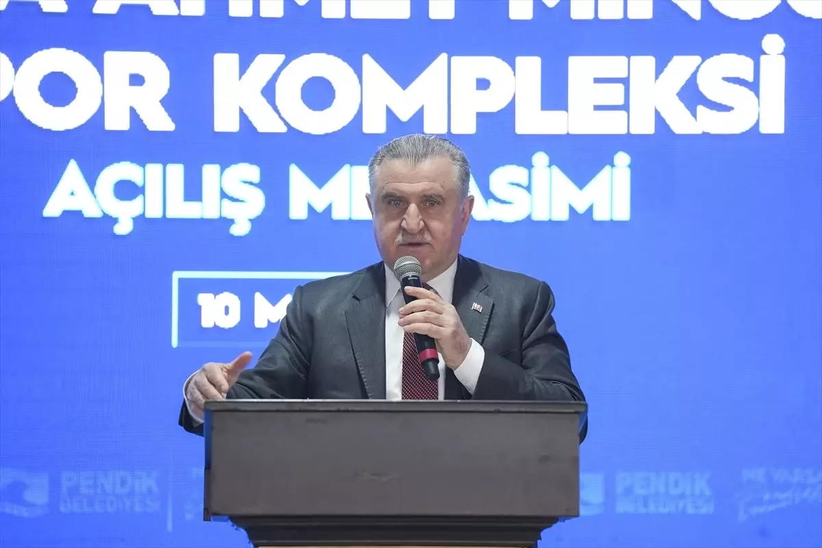 Ahmet Minguzzi Spor Tesisi'nin açılışı yapıldı