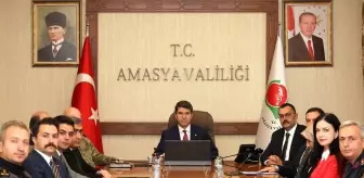 Amasya'da Güvenlik ve Asayiş Toplantısı Düzenlendi