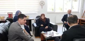 Amasya'da şehit annesi, oğlunun isminin verildiği kurumu ziyaret etti