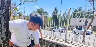 Arguvan'da öğrenciler okul bahçesine fidan dikti