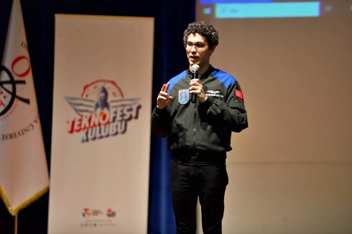 Astronot Tuva Cihangir Atasever, Osmaniye'de öğrencilerle buluştu