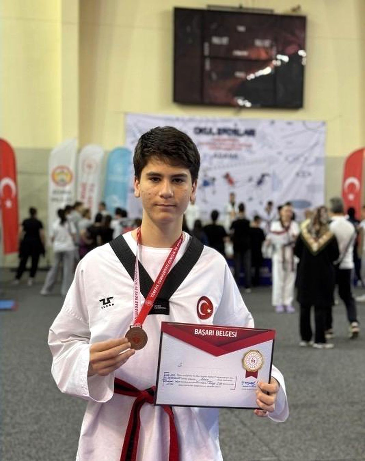 Kaan Türkmen, Taekwondo Türkiye Şampiyonası'nda Üçüncü Oldu