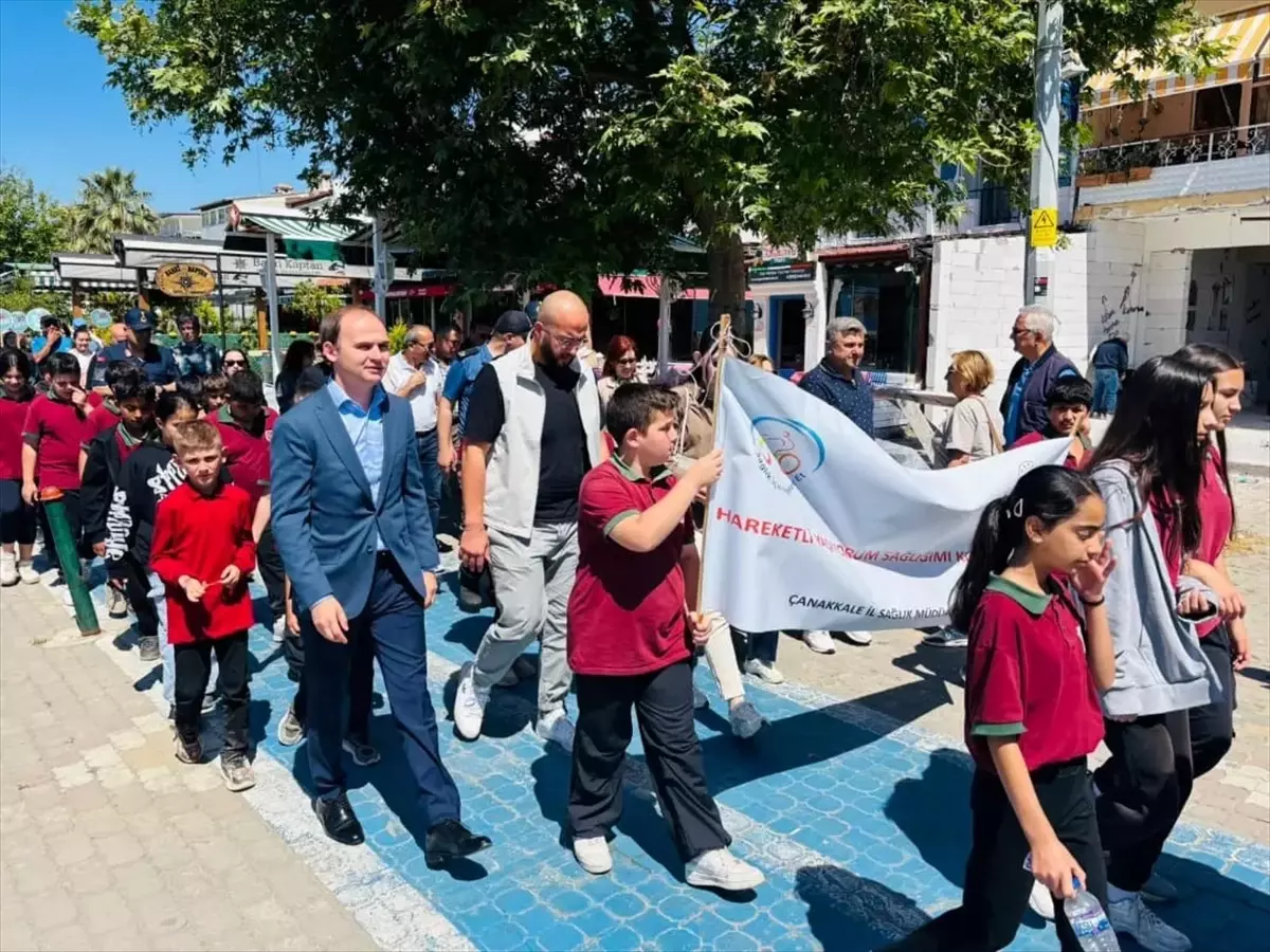 Çanakkale'de Sağlık İçin Yürüyüş Etkinliği